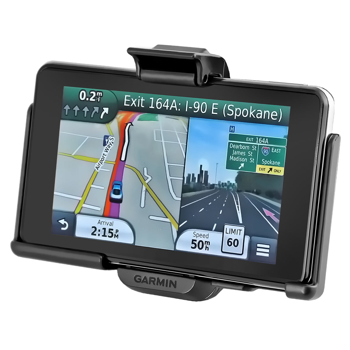 Supporto RAM® EZ-Roll'r™ per Garmin nuvi 3450, 3750, 3760T, 3790LMT + Altri