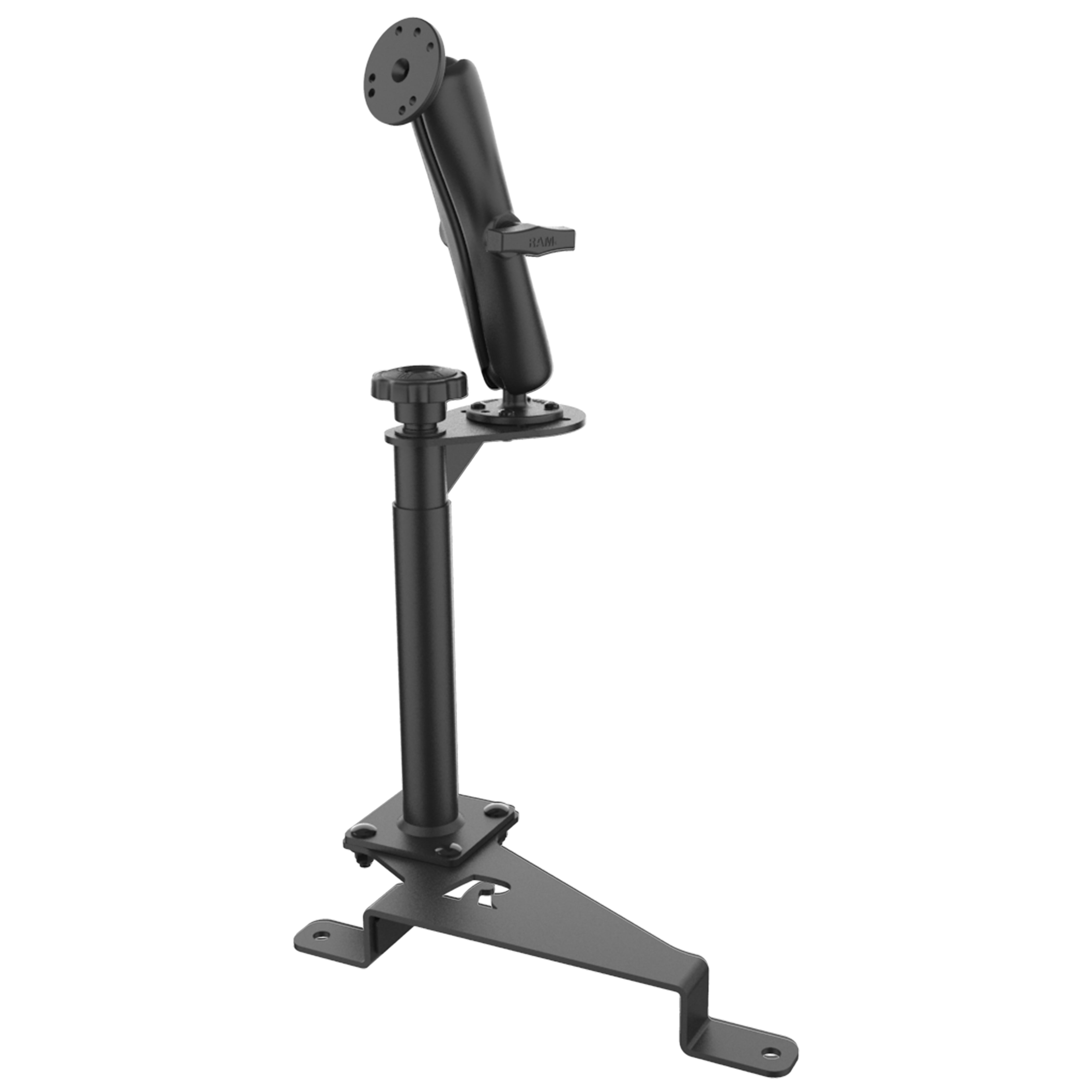Soporte con bola RAM® No-Drill™ para Ford F-150 '15-26, F-250 '17-26 y más