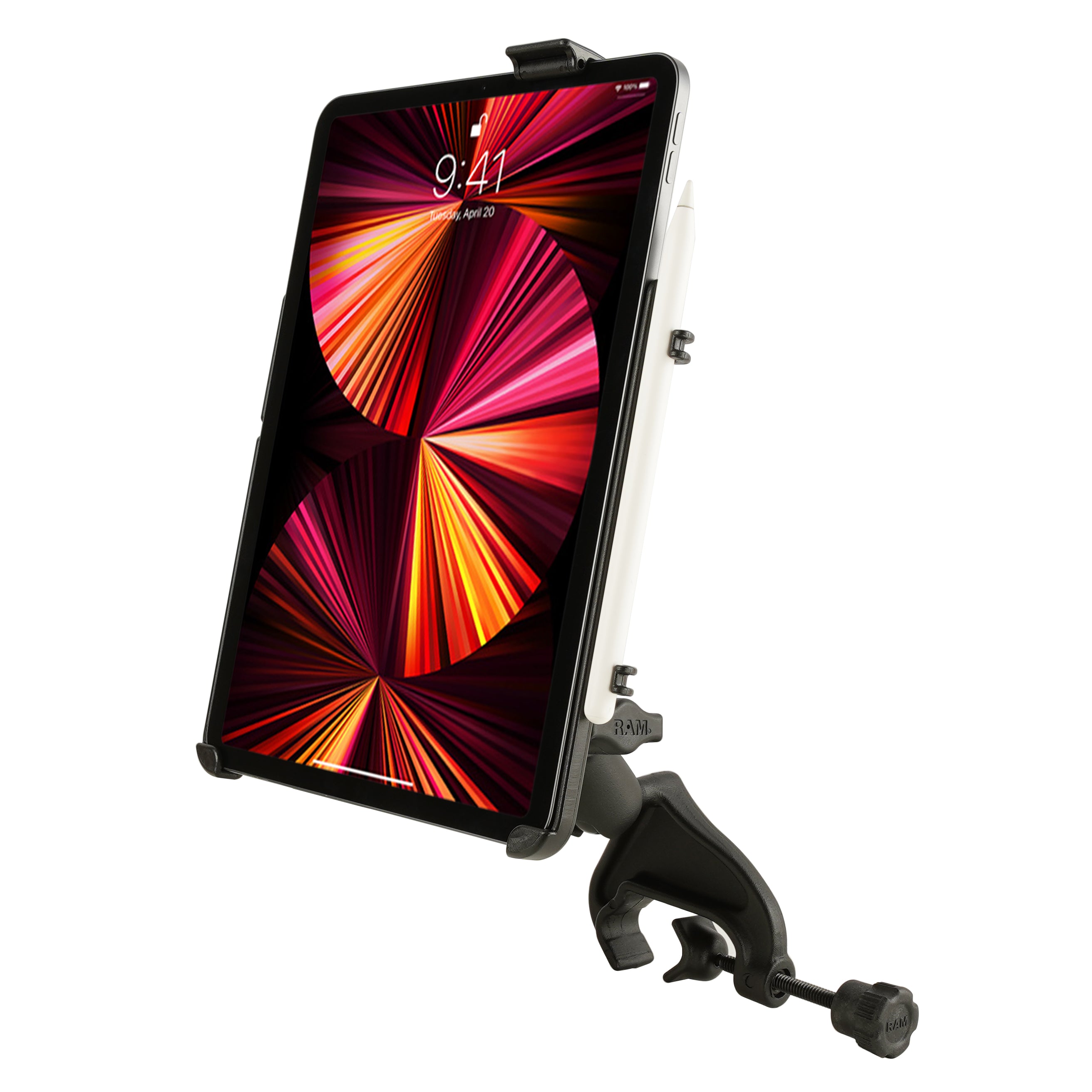 RAM® yoke-klemhouder voor iPad Pro 11" 1-4 Gen, Air 5 & 11" (M2, M3, M4)