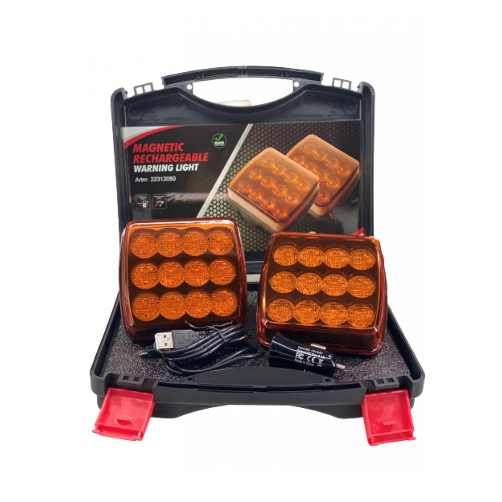 Stoboscooplampen set LED magnetisch draadloos