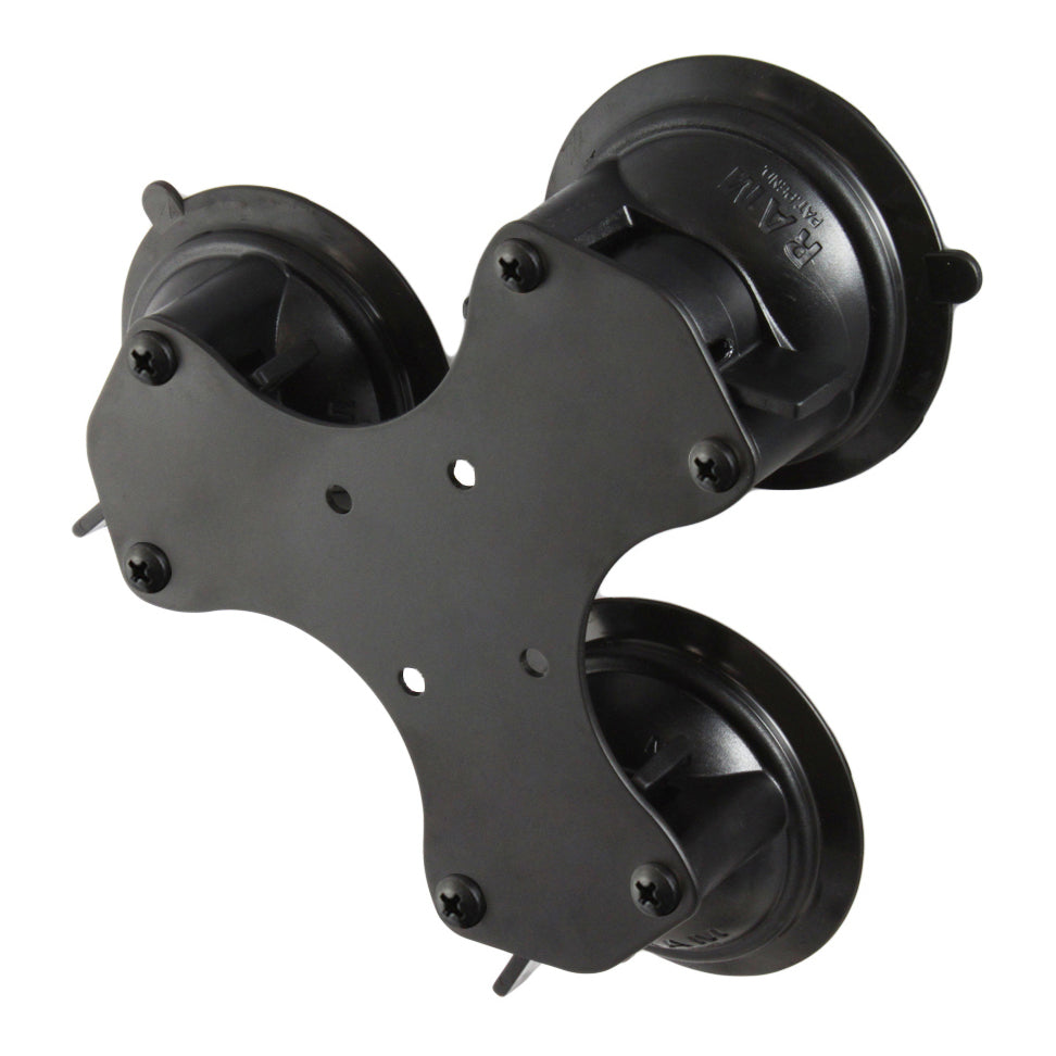 RAM® Twist-Lock™ tredobbelt sugekopbase