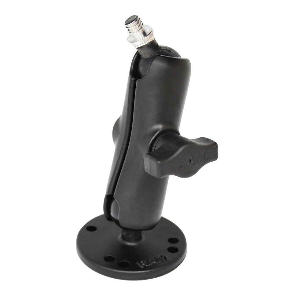 RAM® boorbare dubbele-kogelhouder met 3/8"-16 draadpen