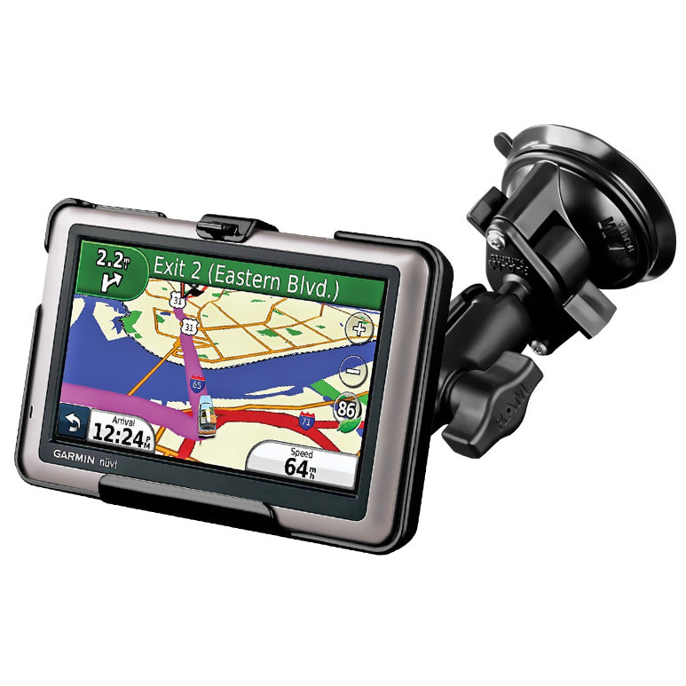 RAM® Twist-Lock™ suction cup holder for Garmin nuvi 1440, 1490T + more
