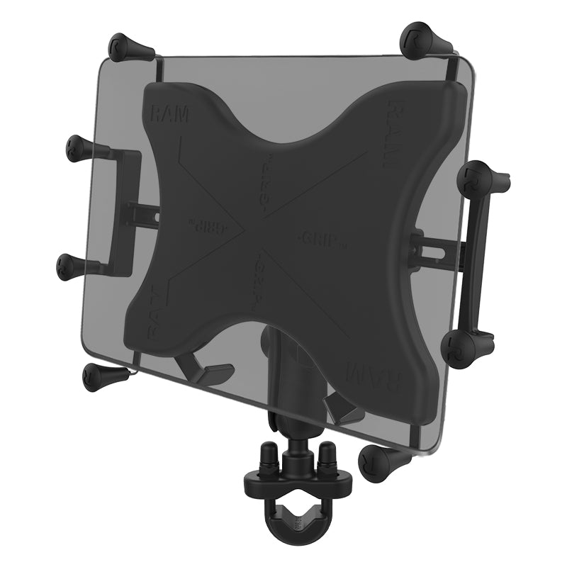 RAM® X-Grip® houder voor grote tablets met stuur U-boutbasis