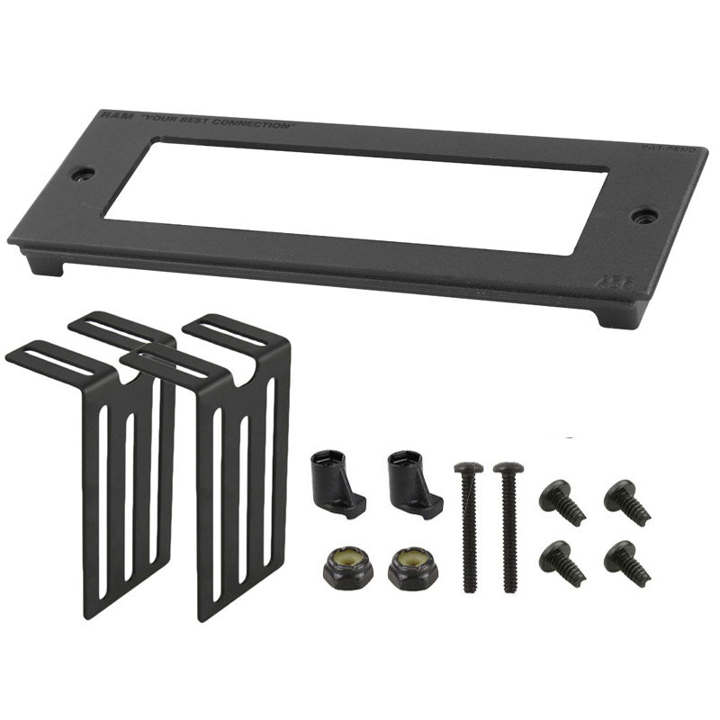 RAM® Tough-Box™ 3" specialdesignet frontplade til enheder på 6.3" x 1.77"