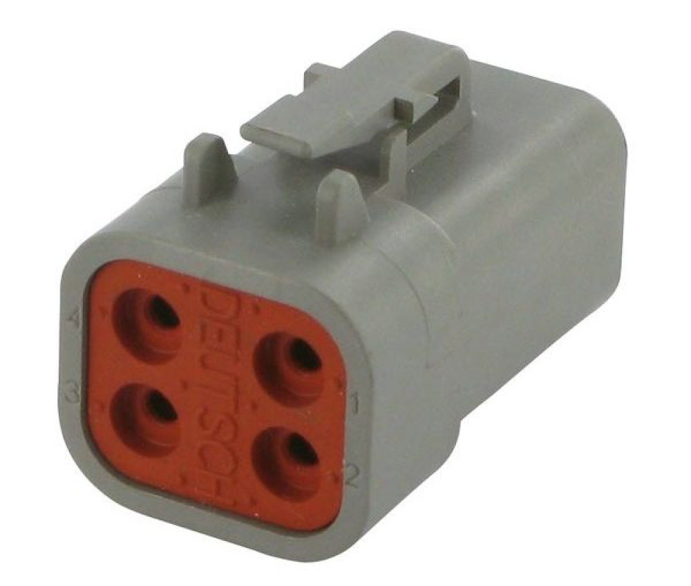 Deutsch DTP-stik 4-polet F