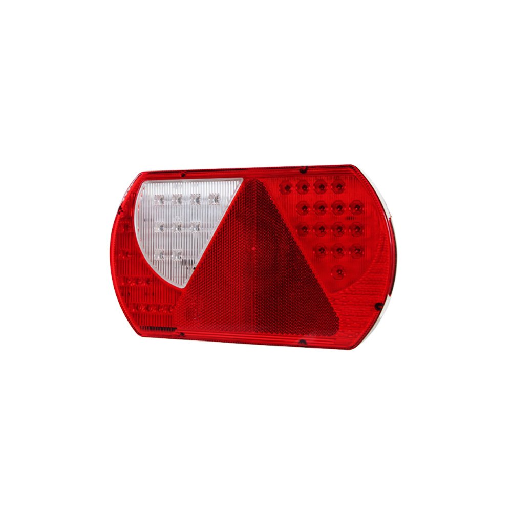 Achterlicht LED 12-24V 6-functie 2m kabel links