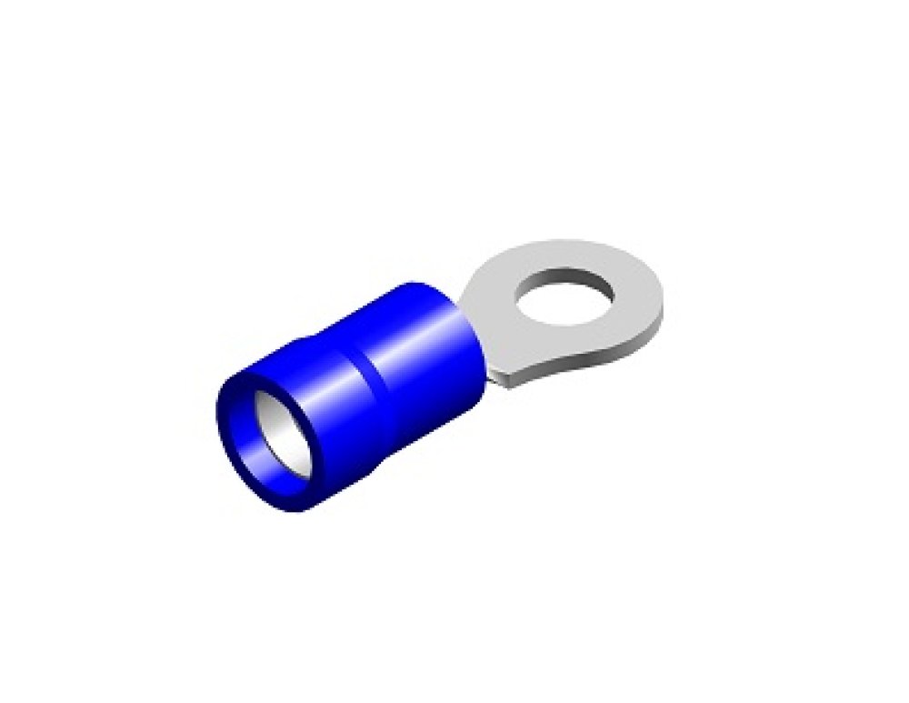 Cosse 10,5mm anneau bleu