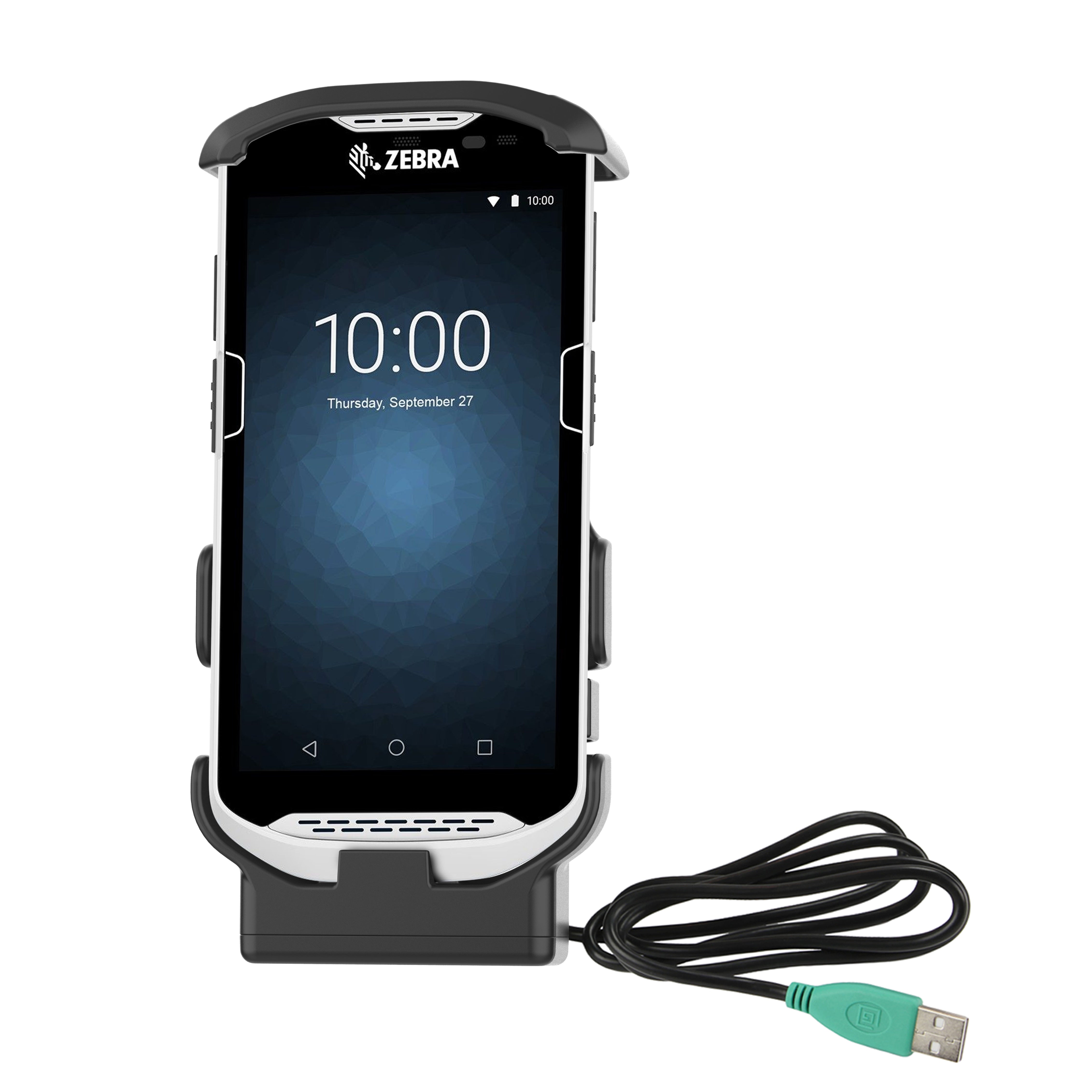 RAM® vormpassend dock met voeding voor Zebra TC51, 52, 56 & 57