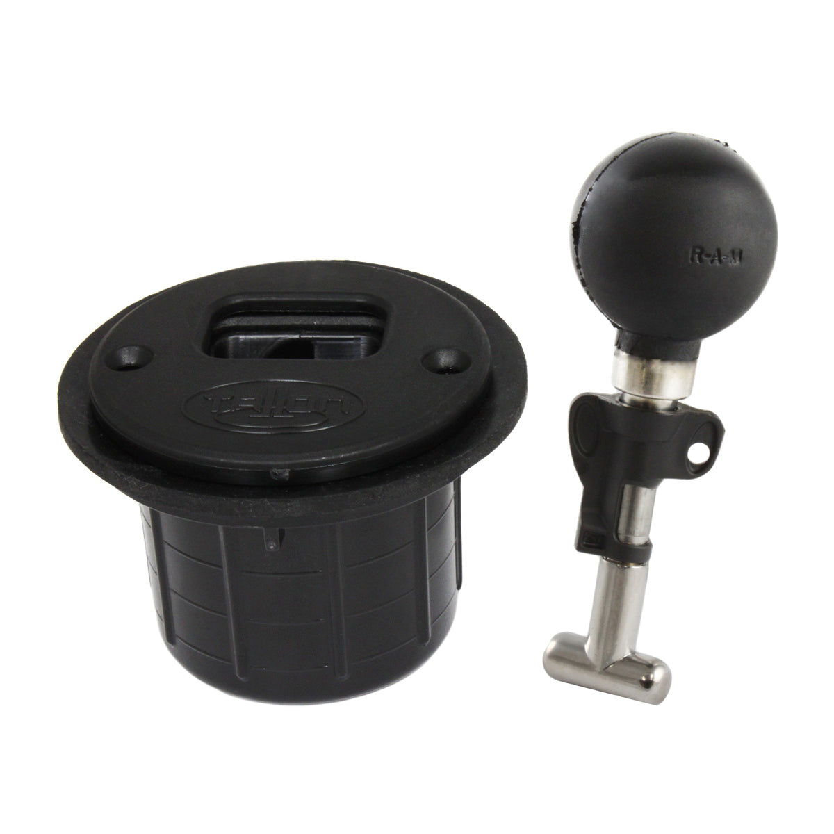 Base femmina con sfera a sgancio rapido RAM® Tallon