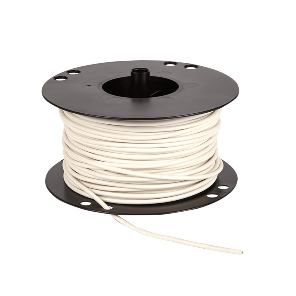 Ledning 2.5mm² 50m spole og kasse hvid