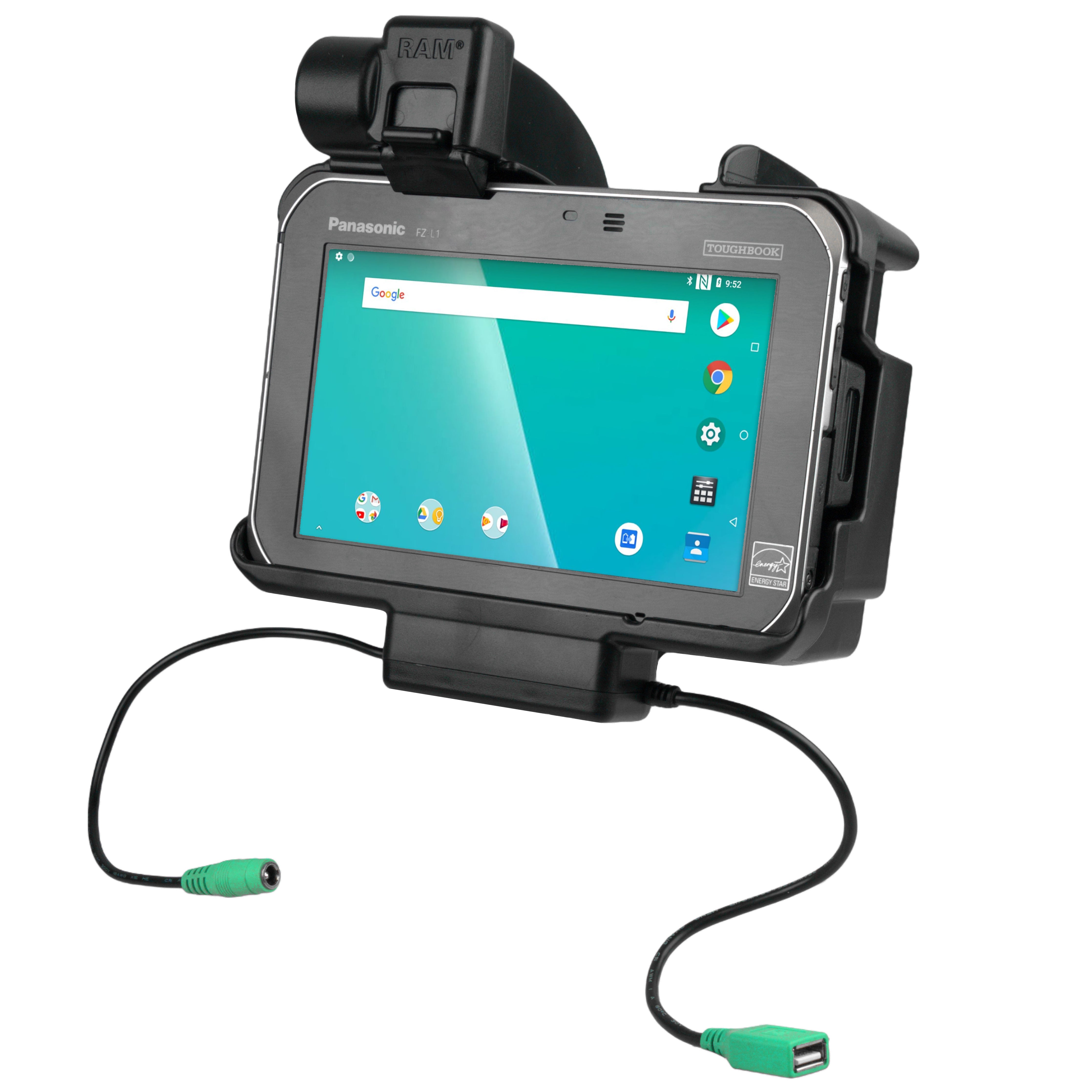 RAM® voedings- + datadock voor Panasonic FZ-S1 & FZ-L1