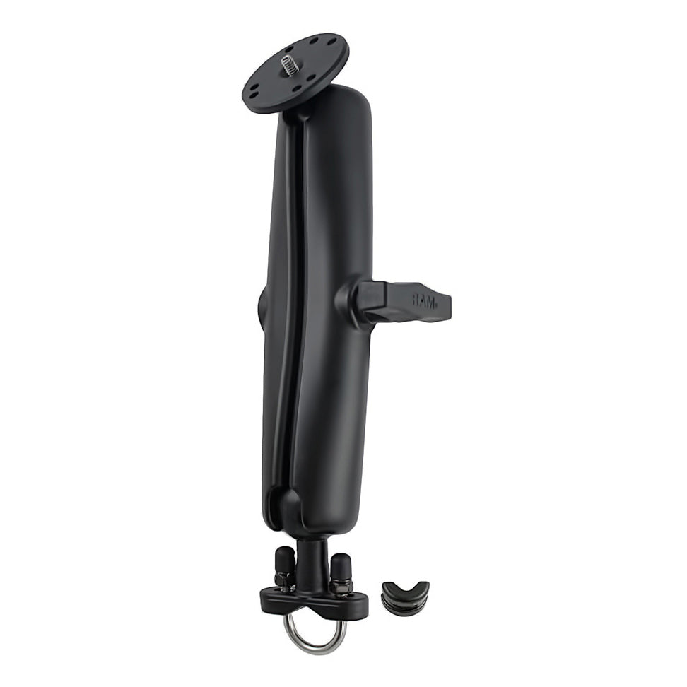 RAM® U-bout dubbele kogelhouder met 1/4"-20 draadpen – C-formaat lang