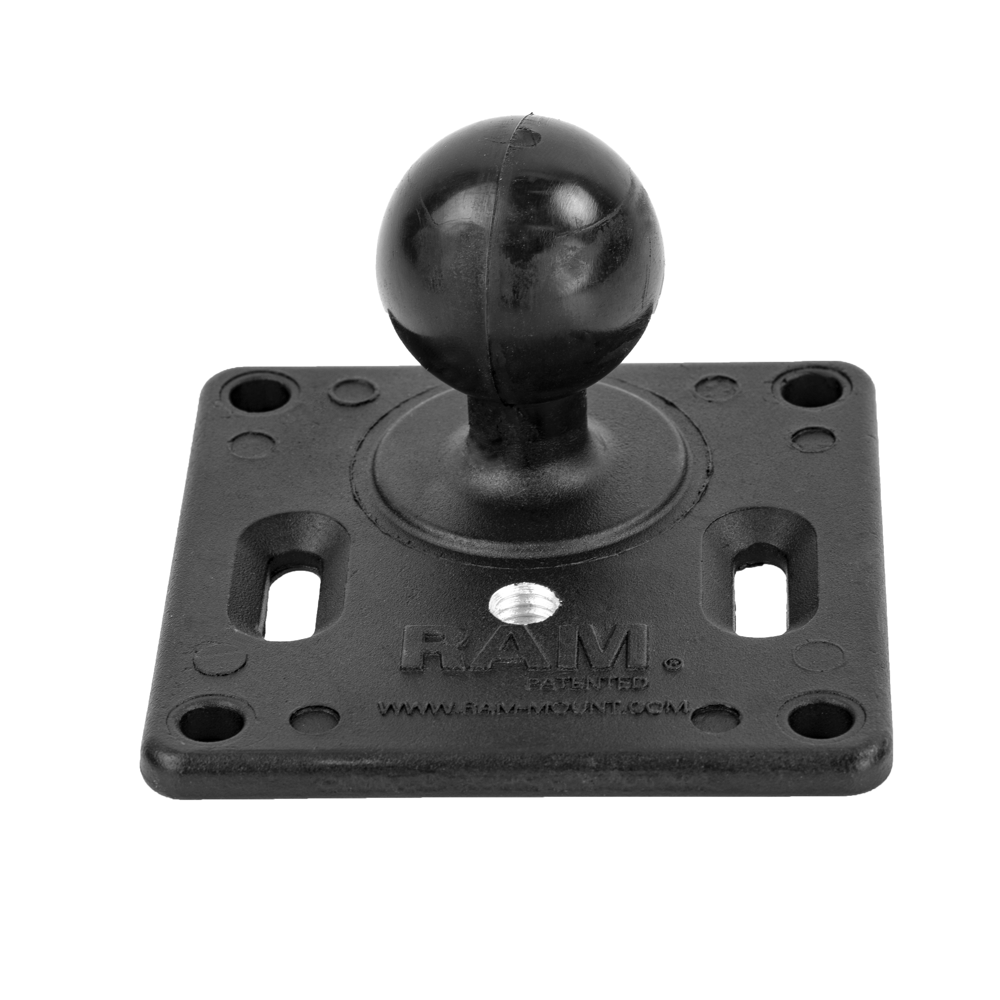 RAM® 75x75mm VESA-plaat met kogel en 3/8"-16 draadopening
