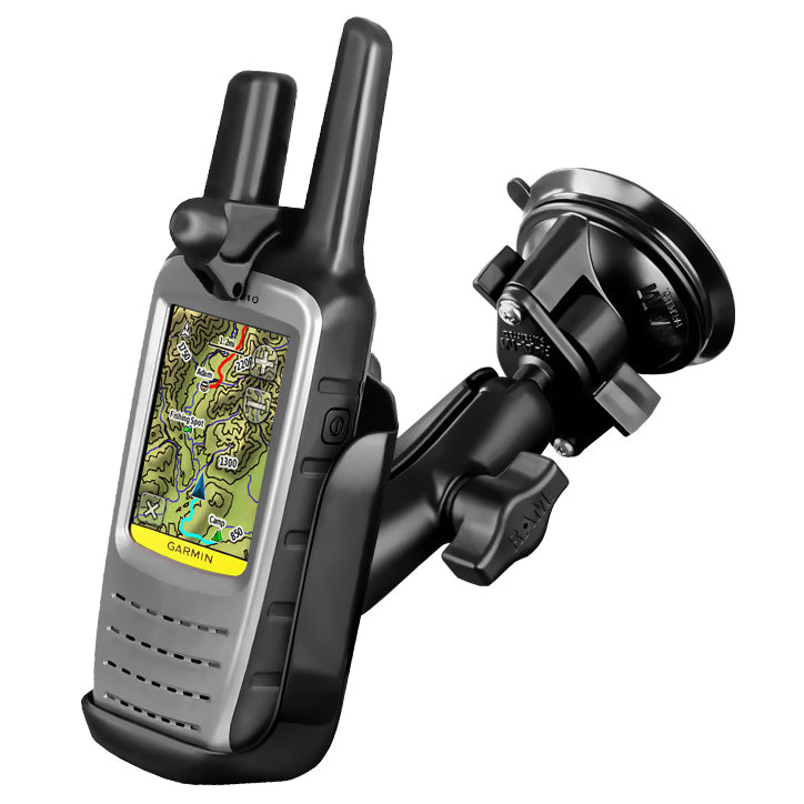 RAM® Twist-Lock™ suction cup holder for Garmin Rino 610, 650 & 655t