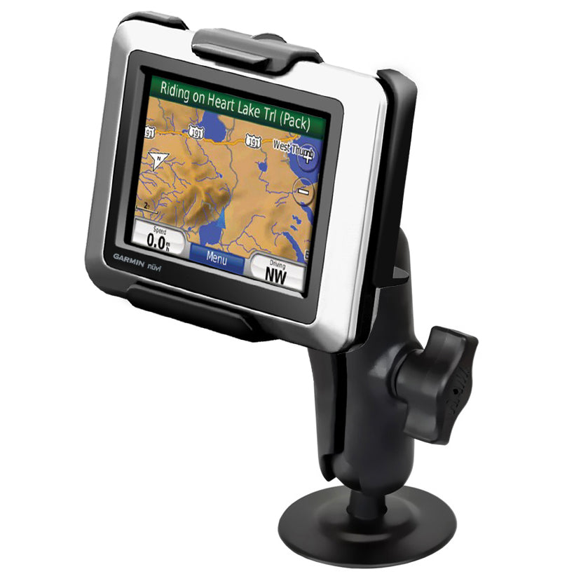 RAM® adhesive Flex double ball holder for Garmin nuvi 220 + more