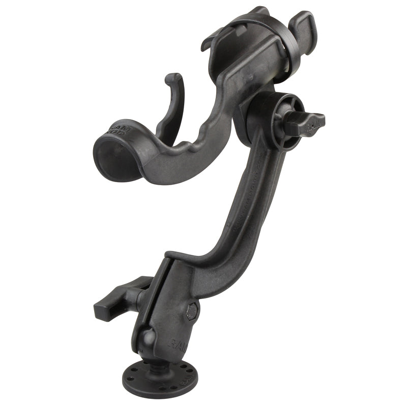 RAM ROD® hengelhouder met Revolution ratel-/kommontage