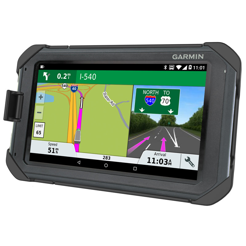 Support verrouillable RAM® EZ-Roll'r™ pour Garmin Fleet 770, Overlander et plus