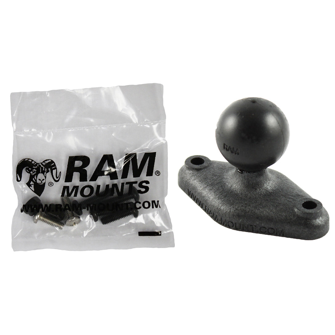 Base a sfera romboidale in composito RAM® con ferramenta di fissaggio