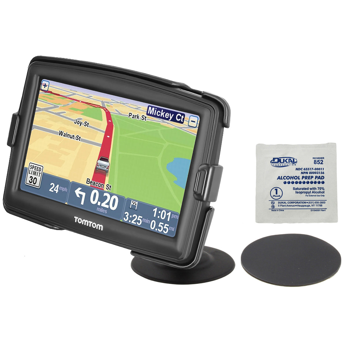 RAM® Lil Buddy™ zelfklevende dashboardhouder voor TomTom Start 55, XXL 550 + meer