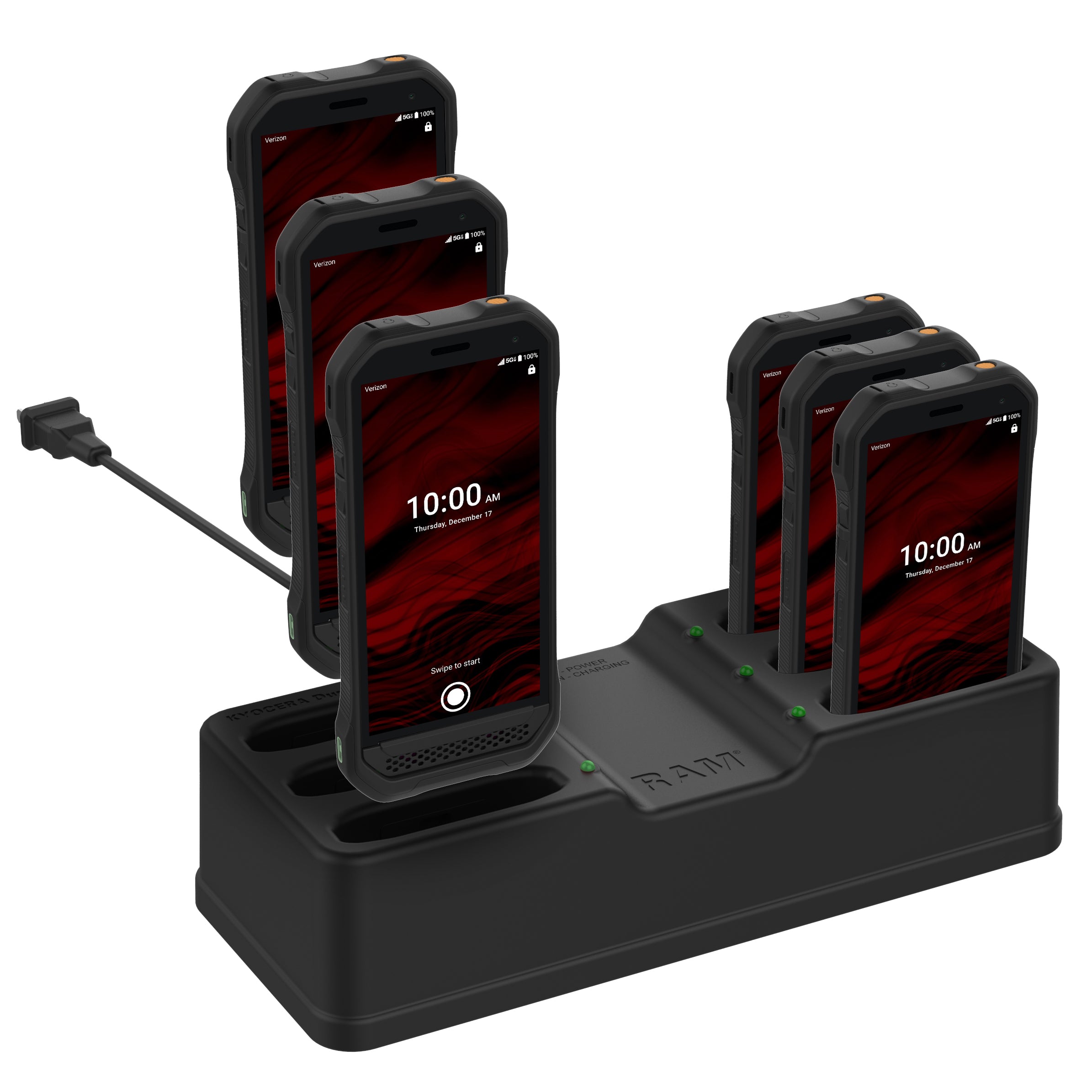 RAM® 6-poorts laaddock voor Kyocera DuraForce Ultra 5G E7110