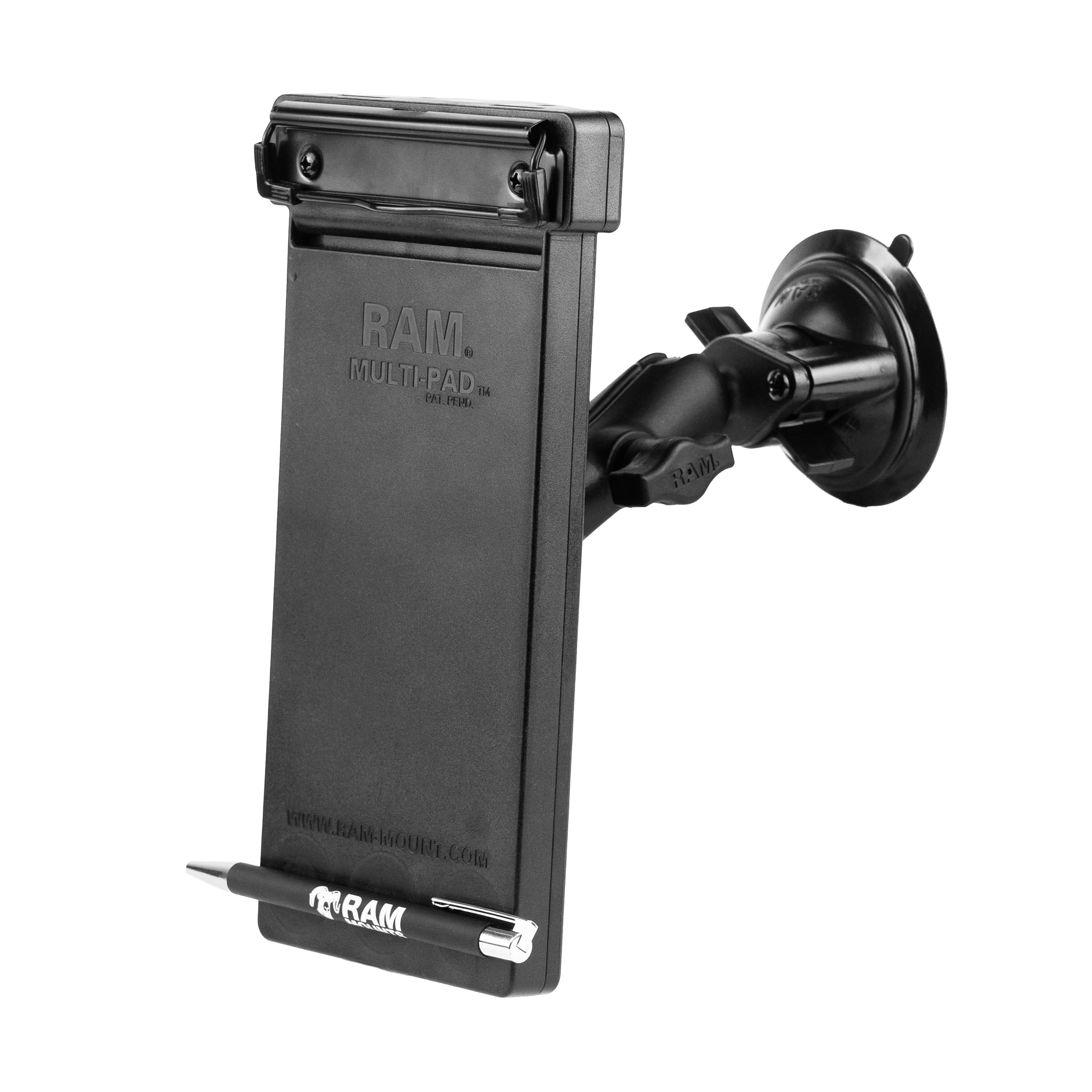 RAM® Multi-Pad™ houder met RAM® Twist-Lock™ zuignapbasis