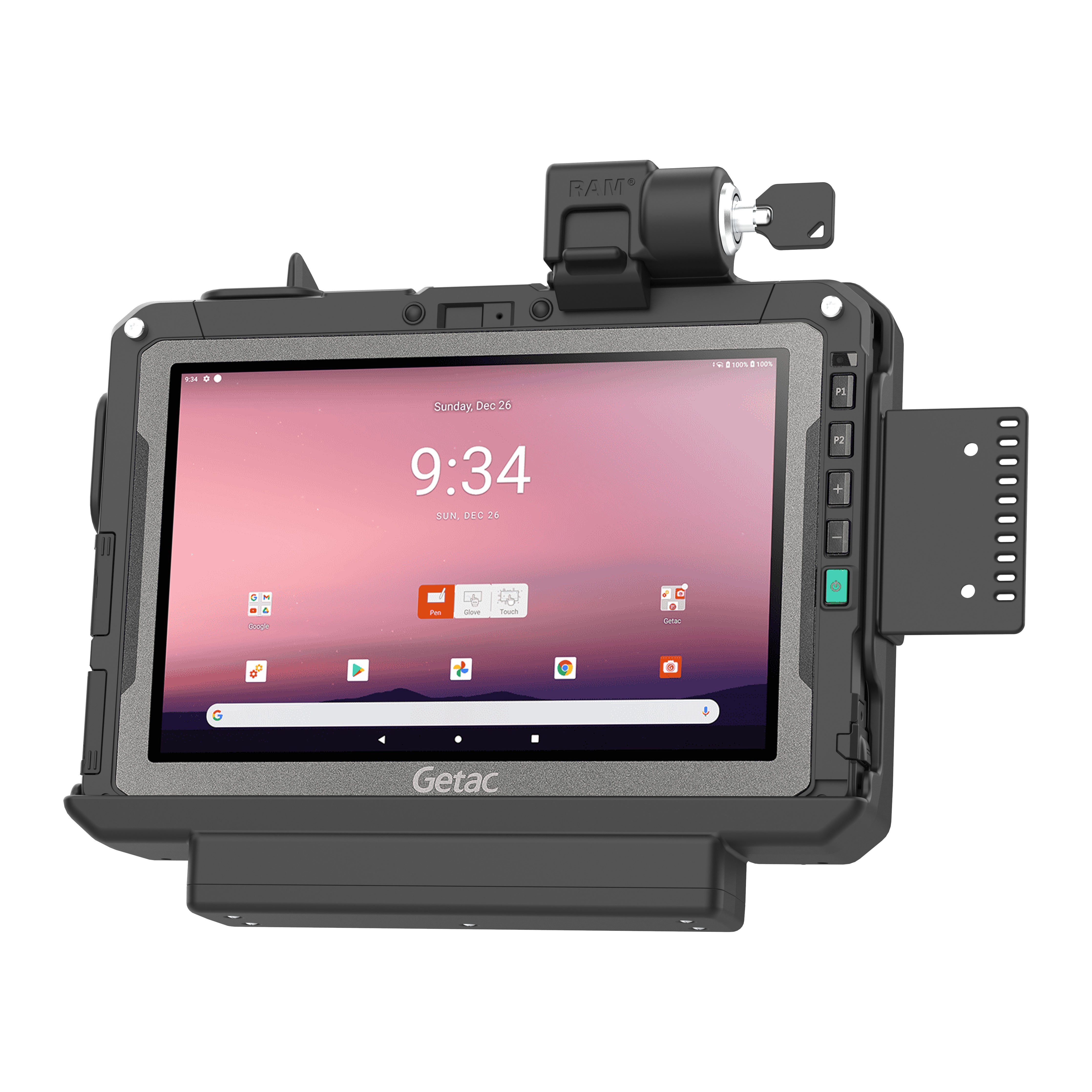 Support verrouillable RAM® Form-Fit pour Getac ZX10