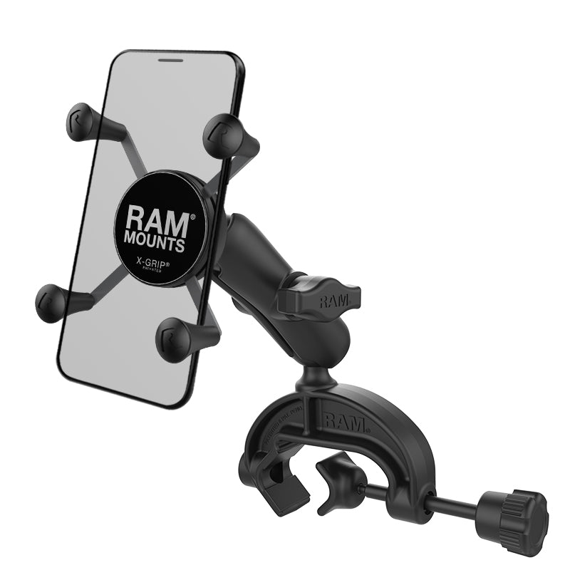 RAM® X-Grip® telefoonhouder met composiet yoke-klembasis