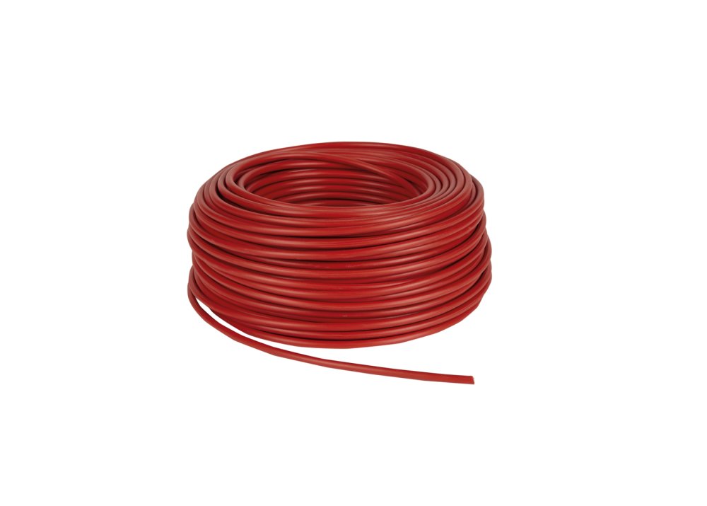 Draad 6mm² 50m doos rood