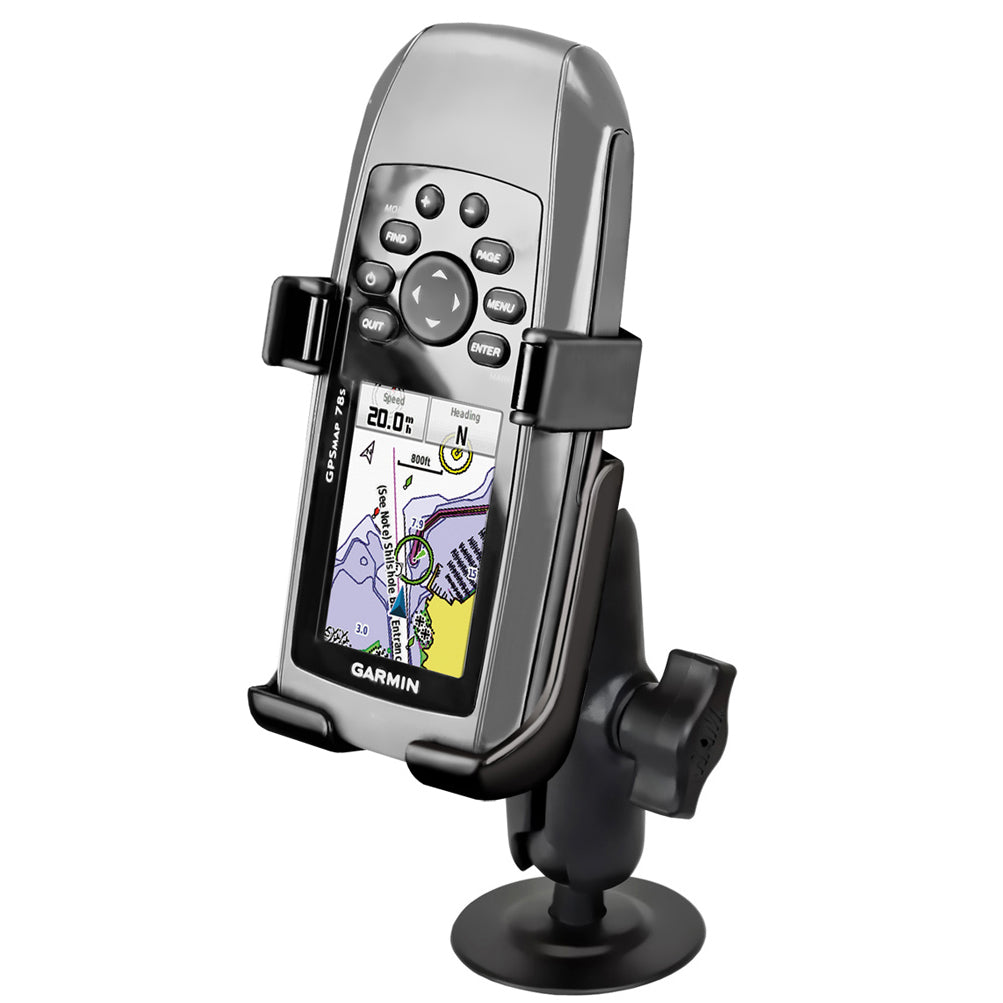 RAM® EZ-Roll'r™ met flexibele plakhouder voor Garmin GPSMAP + meer