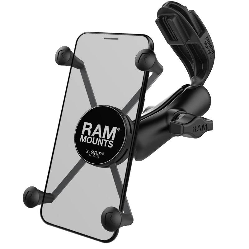 RAM® X-Grip™ grote telefoonhouder met RAM® Mirror-Mate™ voor Sprinter Van