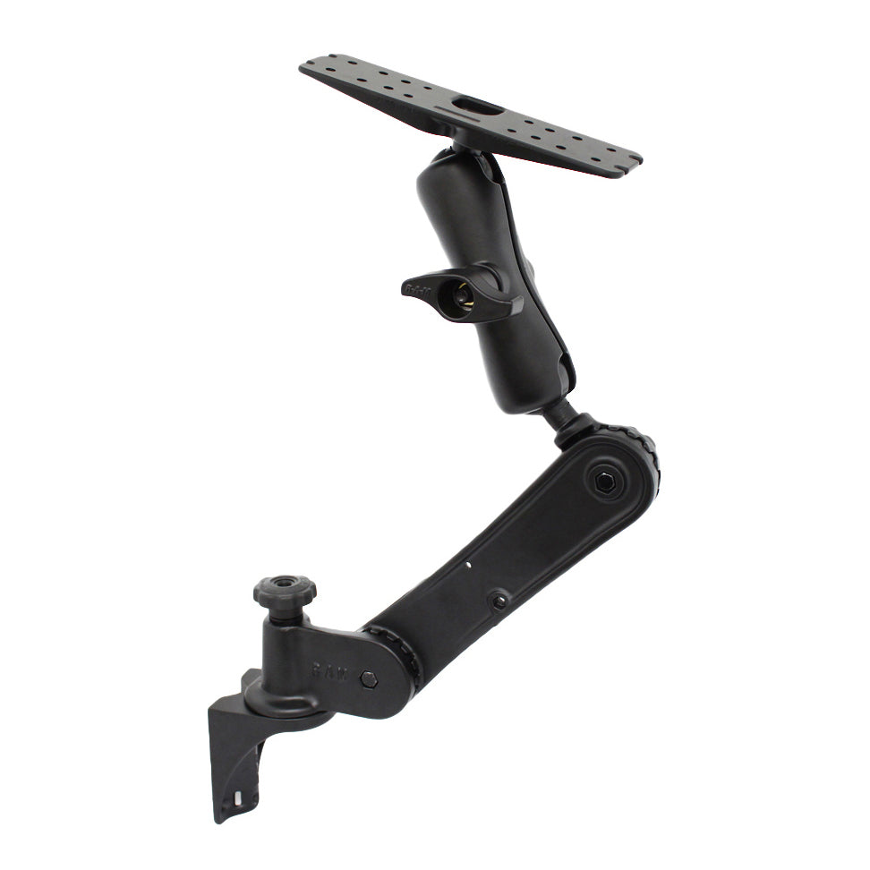 RAM® verticale ratelhouder met dubbele kogelhouder en elektronicaplaat