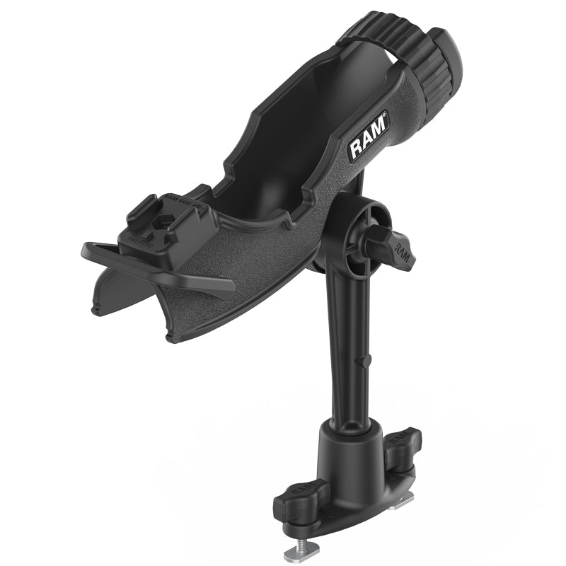 RAM ROD® HD hengelhouder met 6" spline-post en dubbele railbasis