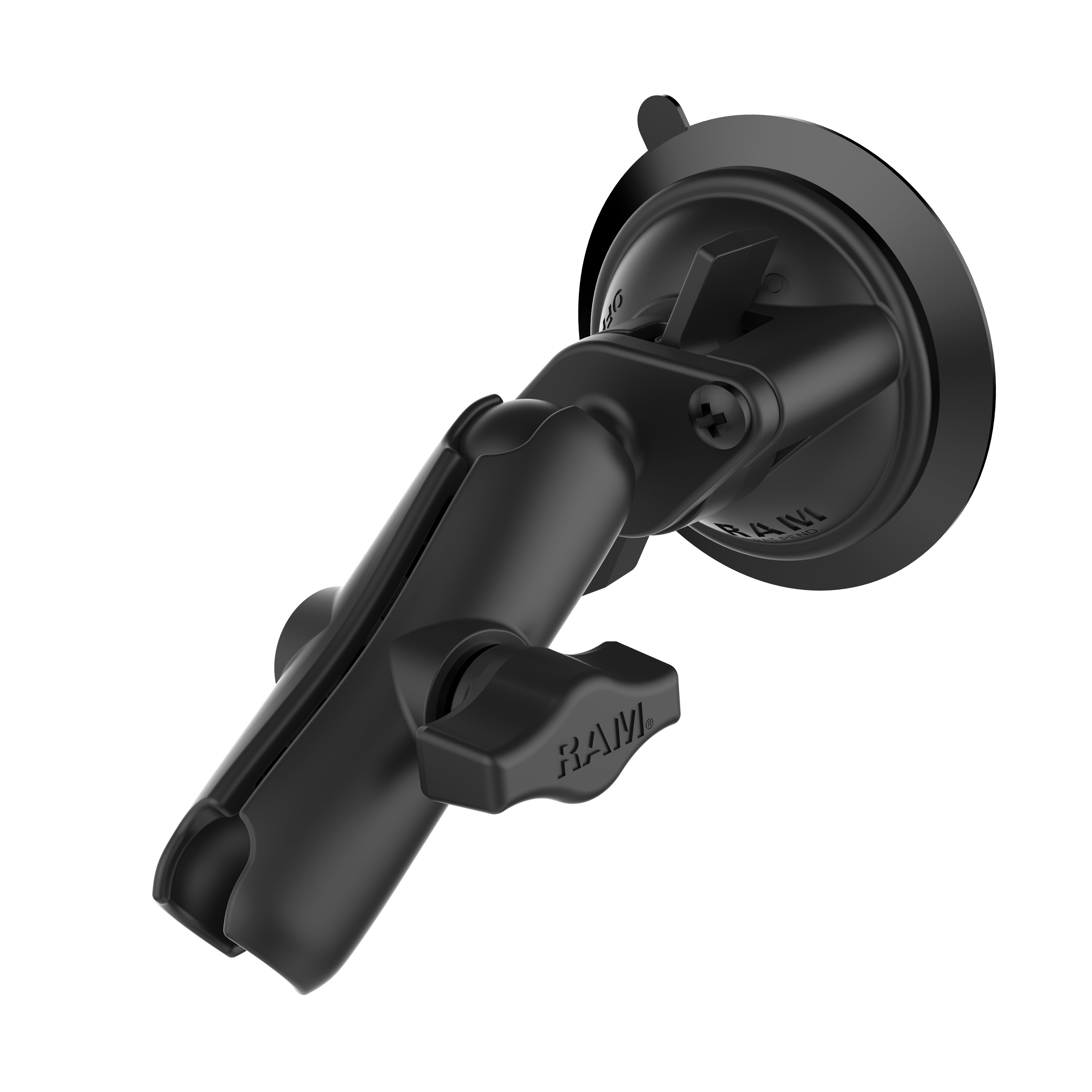 RAM® Twist-Lock™ zuignapbasis met dubbele komarm