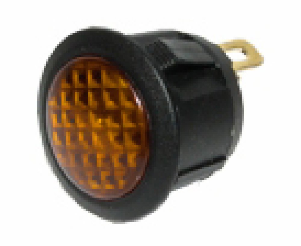 Controlelicht LED 12V amber