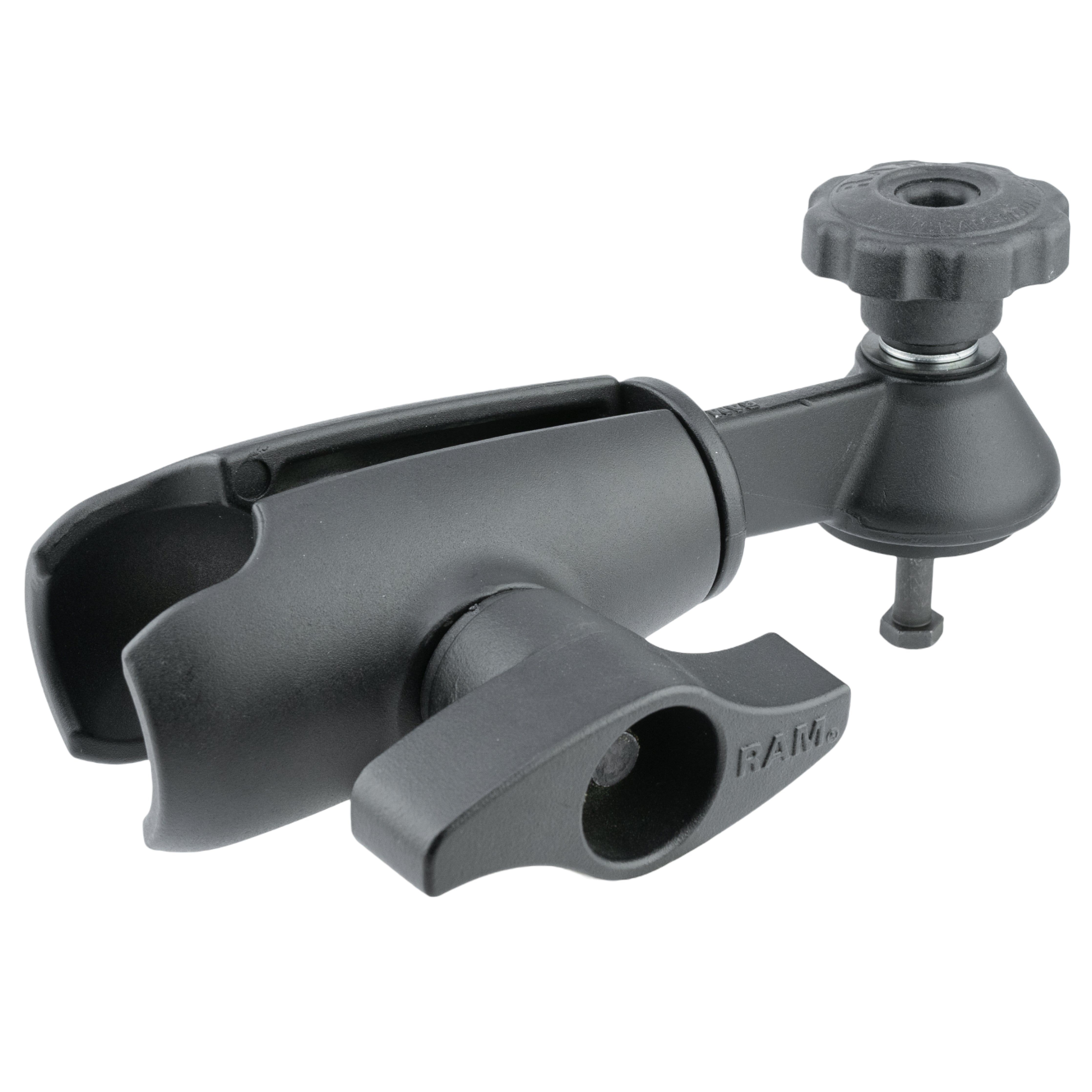 RAM® 6" enkele zwenkarm met draaibare kom - D-formaat