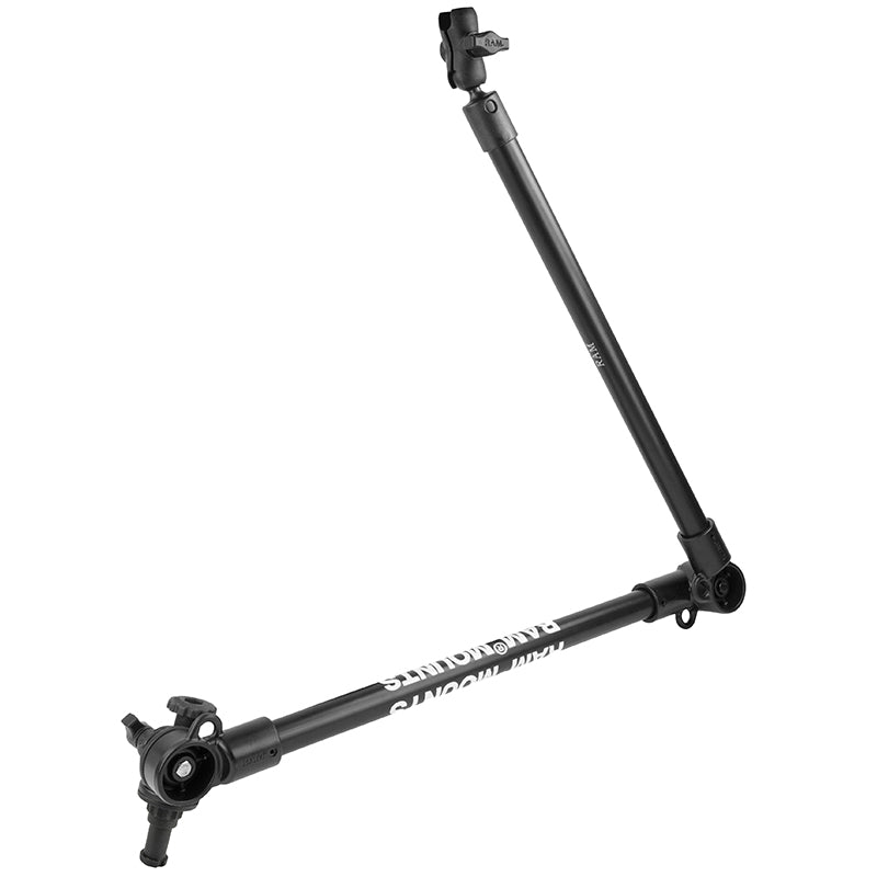 Supporto RAM® Tough-Pole™ 48" a doppio tubo con base RAM® Track-Node™