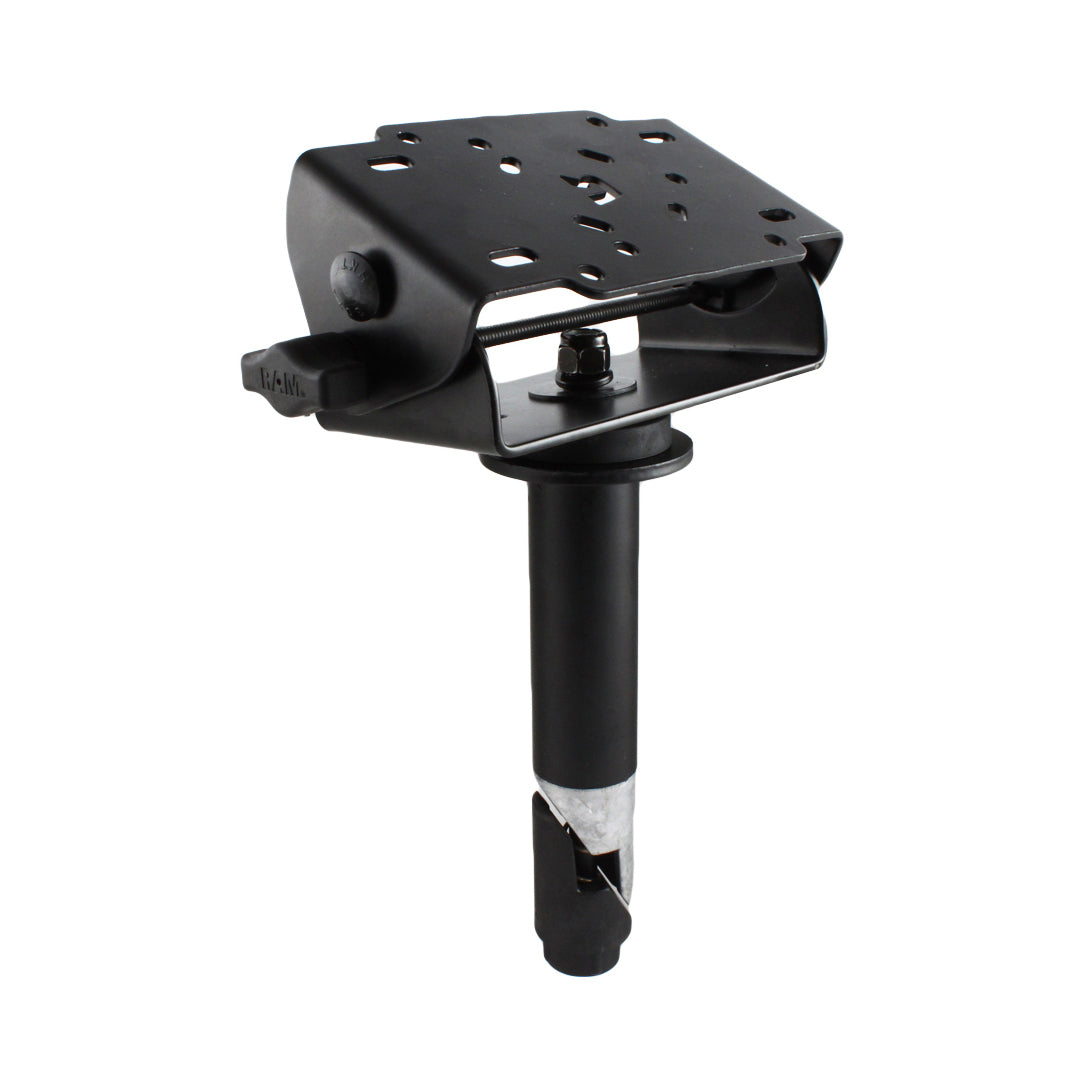 Staffa RAM® Tilt-N-Turn™ a 45 gradi con palo superiore da 4"