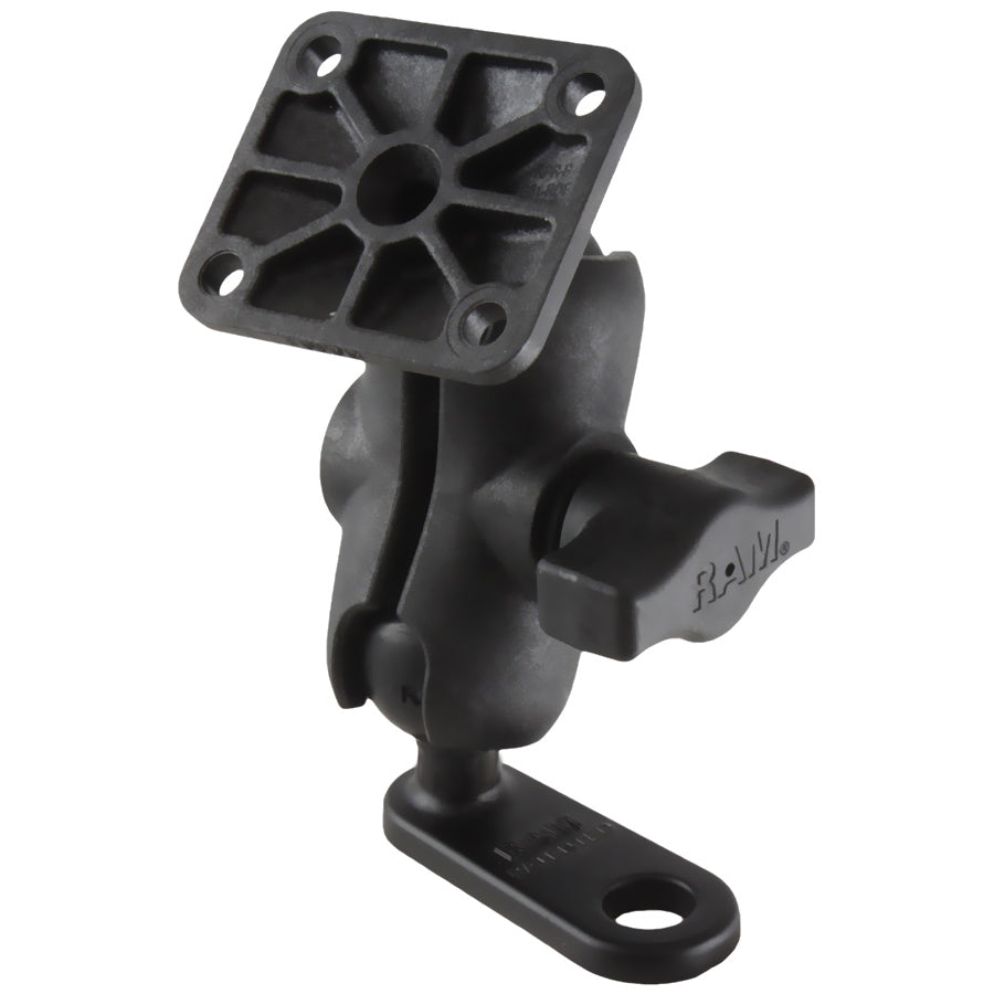 RAM® dubbele kogelhouder met 11mm boutkopadapter en AMPS-plaat