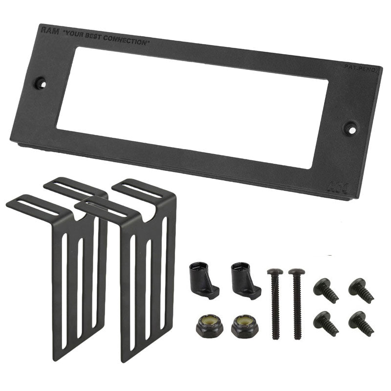 RAM® Tough-Box™ 3" specialdesignet frontpanel til enheder på 6.25" x 2"