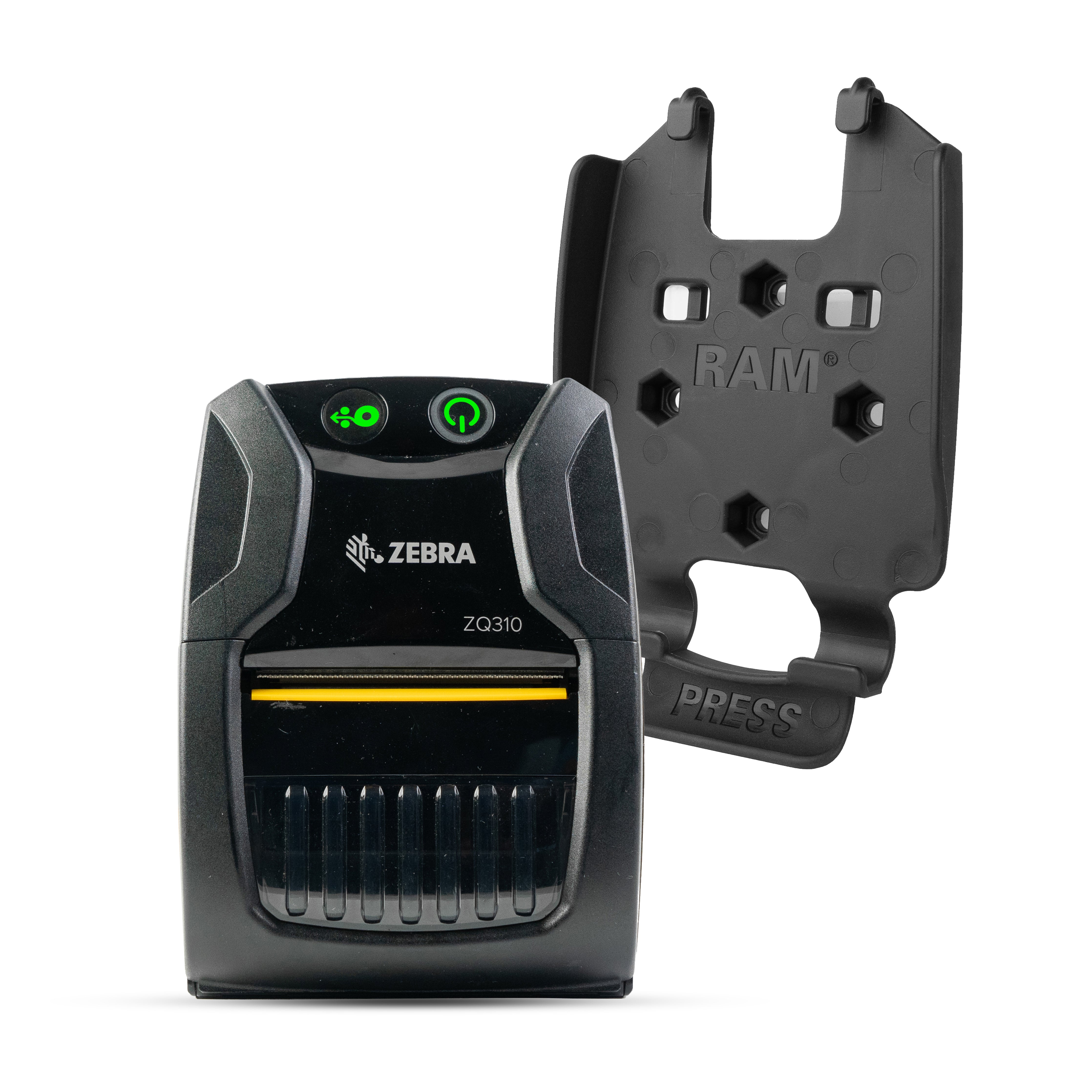 Soporte de liberación rápida RAM® para impresora Zebra ZQ310 Series