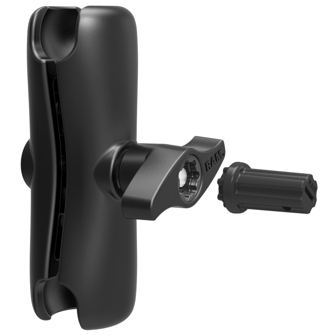 Braccio a doppia presa RAM® con dado di sicurezza RAM® Pin-Lock™ - formato D medio