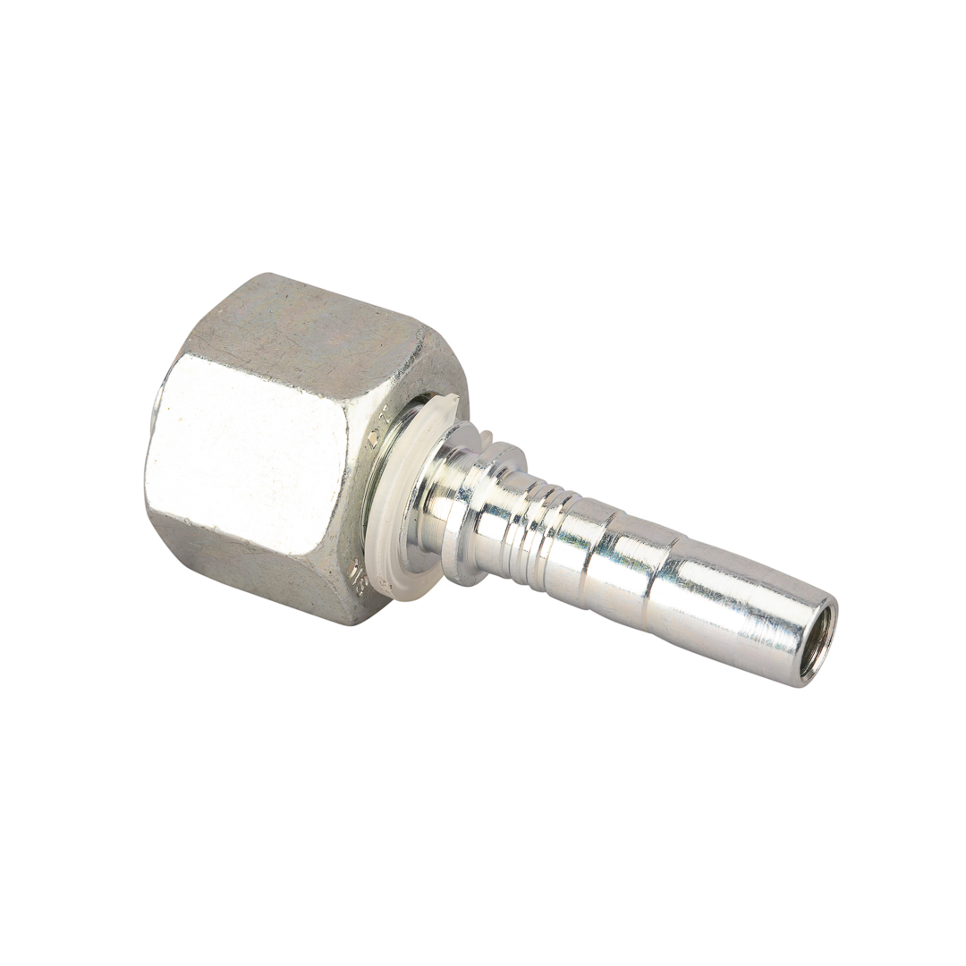 Fluiconnecto Aansluiting slangpilaar - Metrisch O-ring Binnendraad 24° 10296-18-05