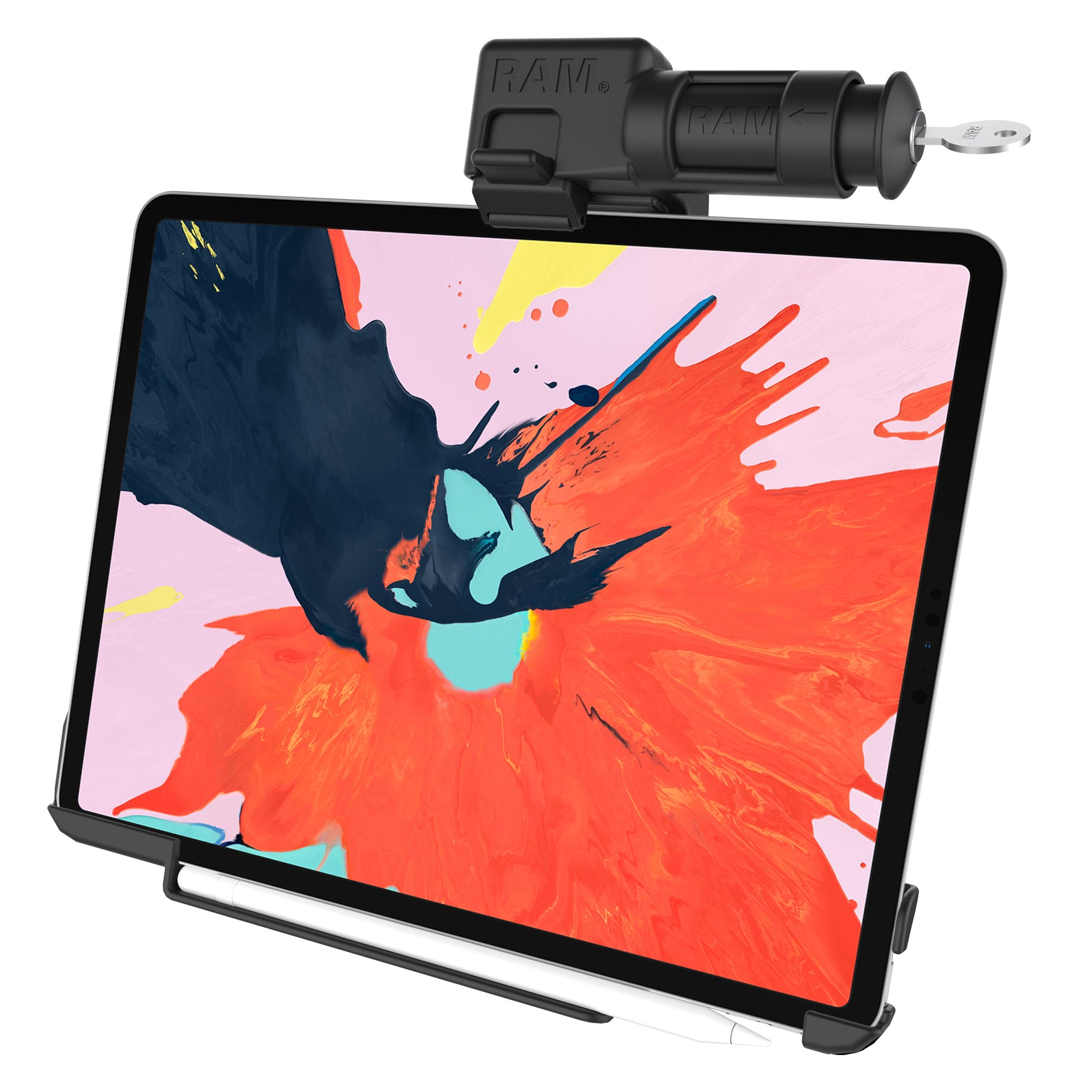 Soporte RAM® EZ-Roll'r™ con cerradura de llave para iPad Pro 12.9 3rd - 5th Gen