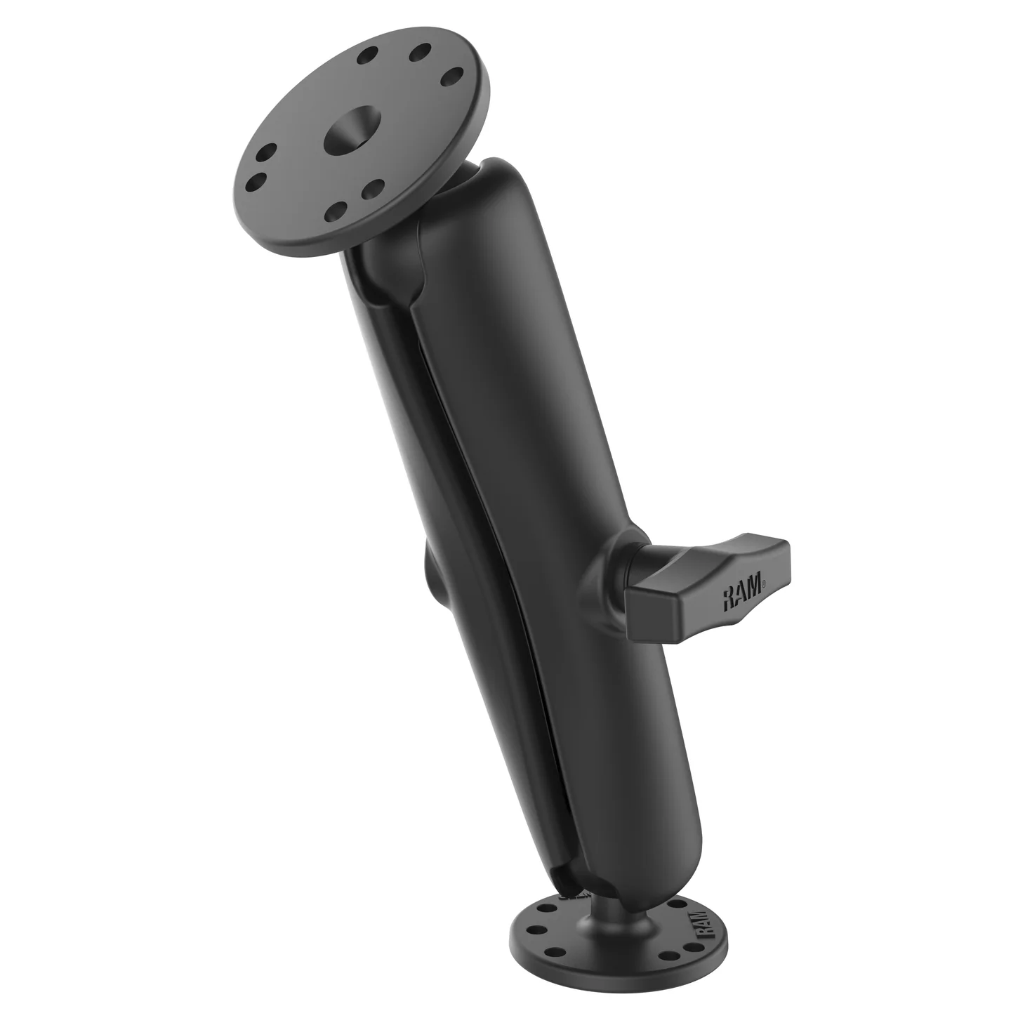 RAM® Double Ball Mount with Two Round Plates - C Size Long RAM® Double Ball Mount with Two Round Plates - C Size Long