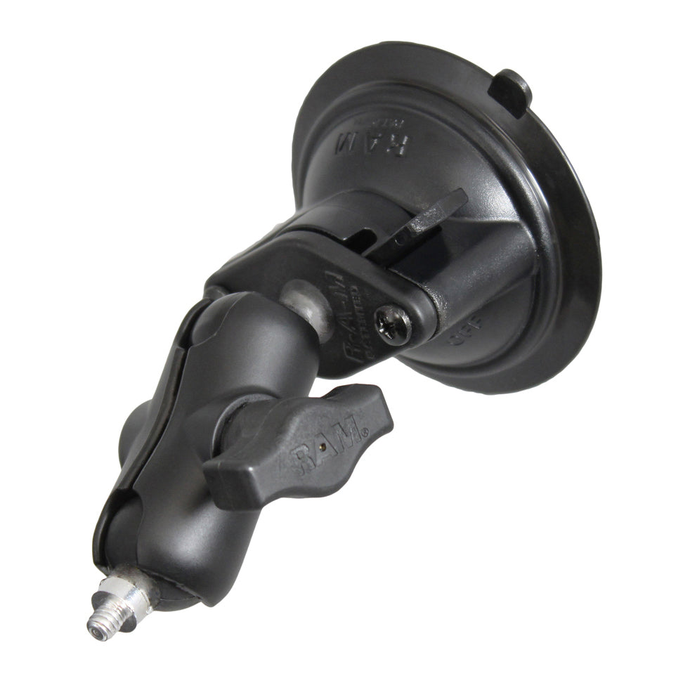 RAM® Twist-Lock™ zuignaphouder met 1/4"-20 draadpen – kort
