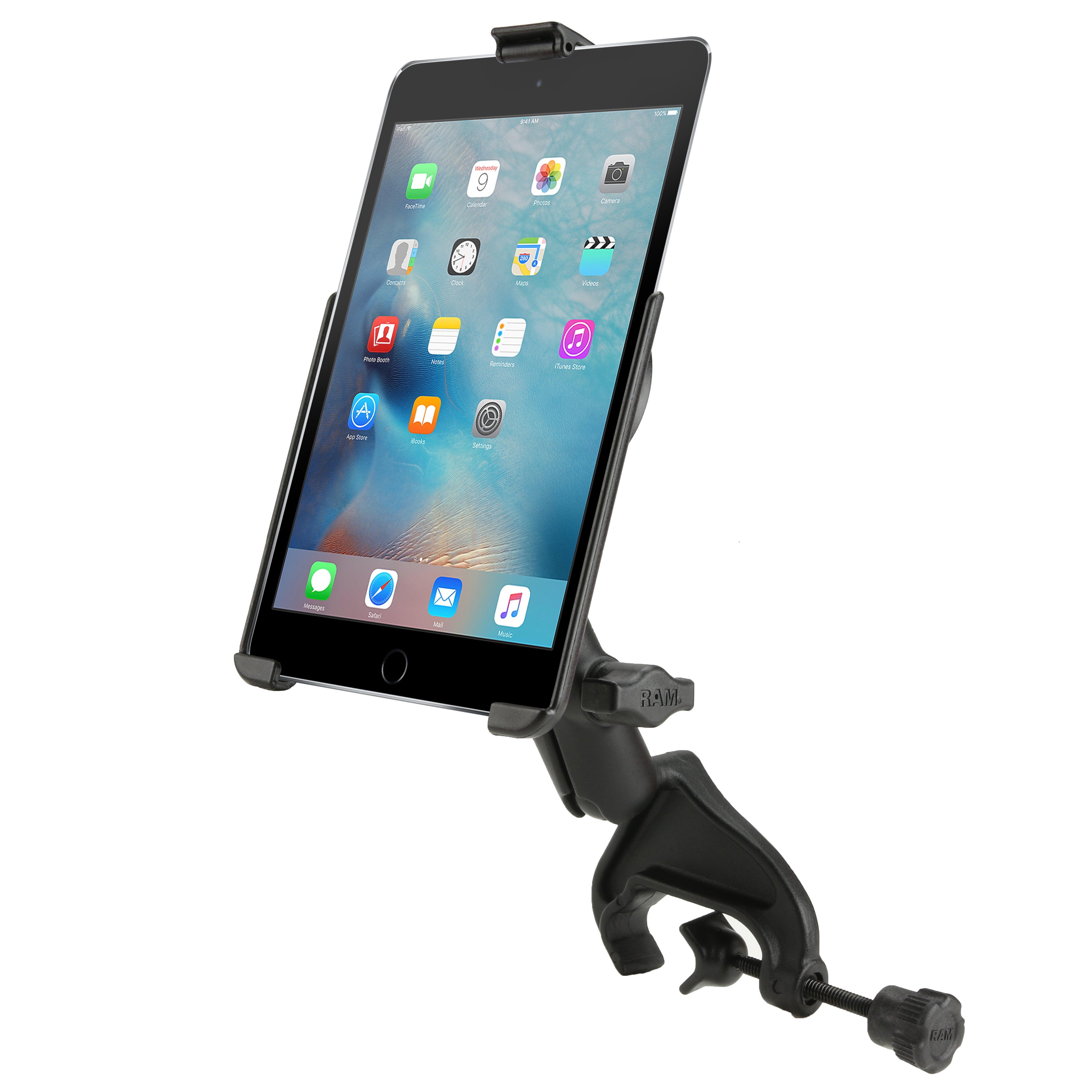 RAM® EZ-Roll'r™ houder met jukklemhouder voor Apple iPad mini 4 & 5