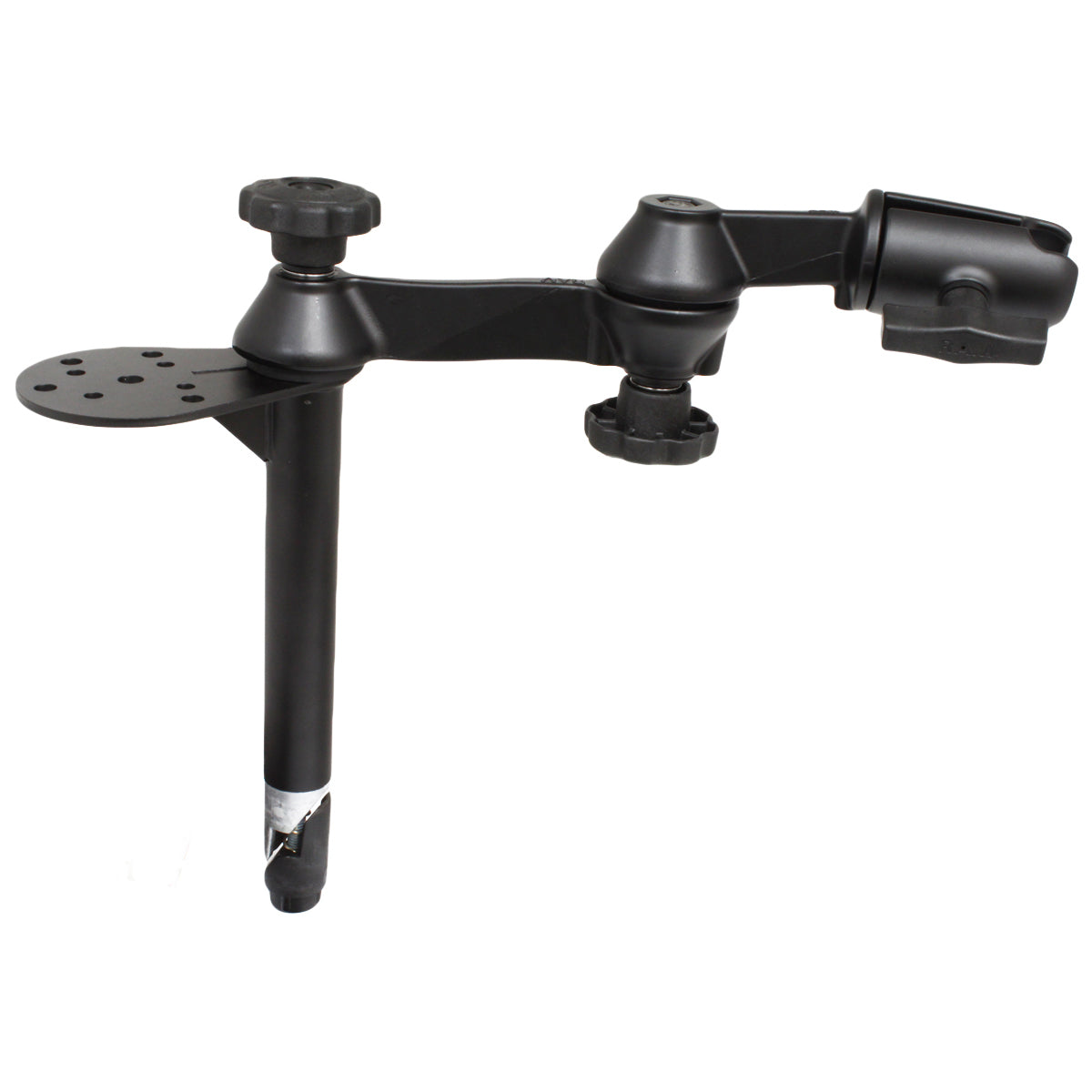 RAM® 8" bovenste paal met flens en dubbele zwenkarmen