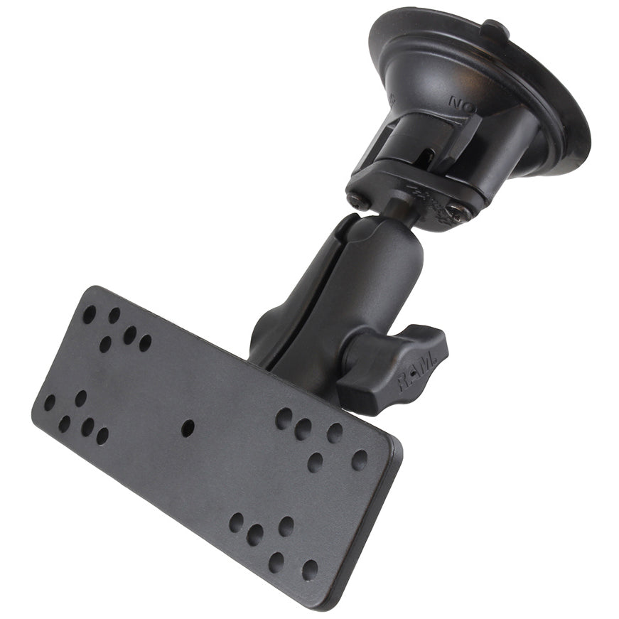 RAM® Twist-Lock™ zuignaphouder met elektronicaplaat – medium
