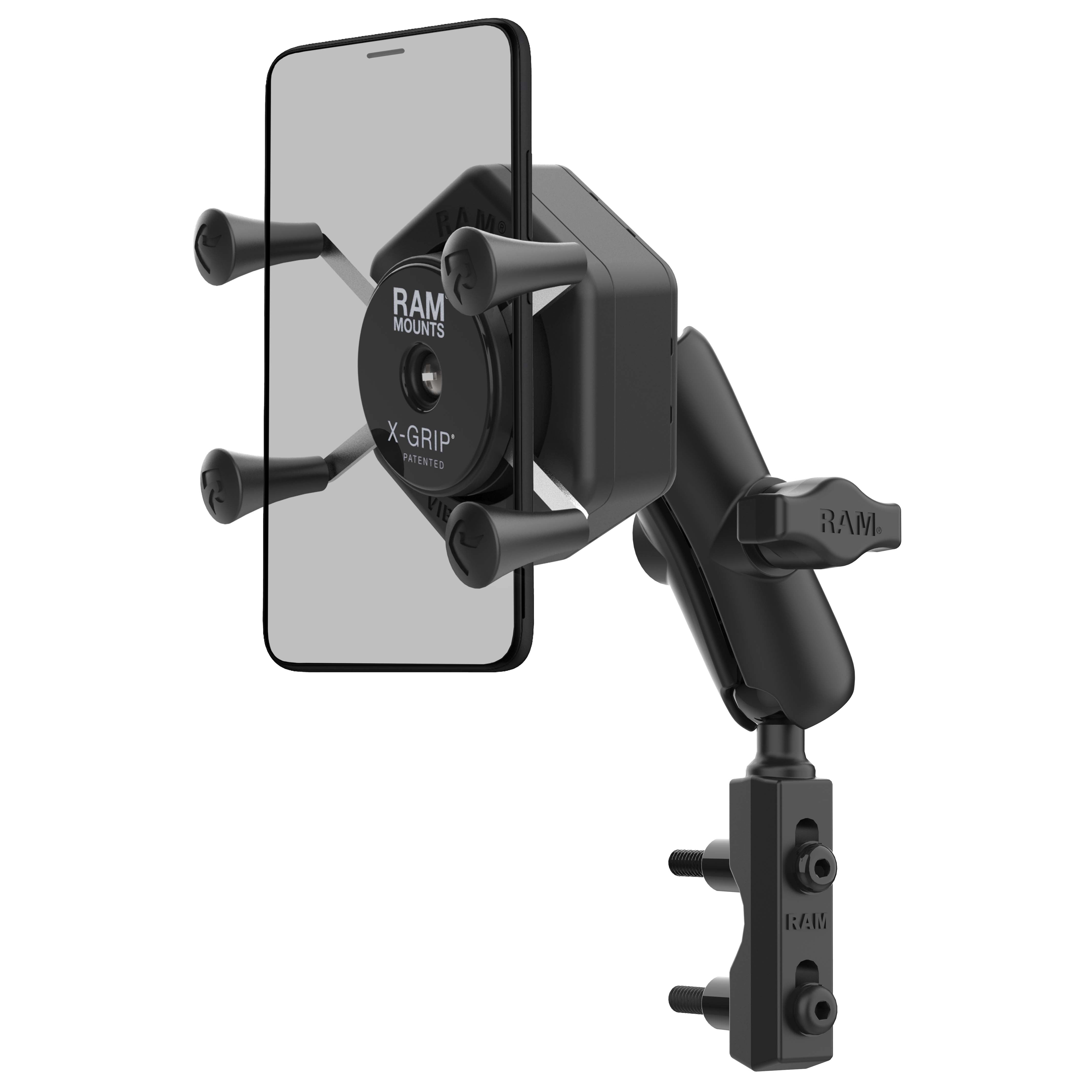 RAM® X-Grip® telefoonhouder met Vibe-Safe™ & reservoirbasis